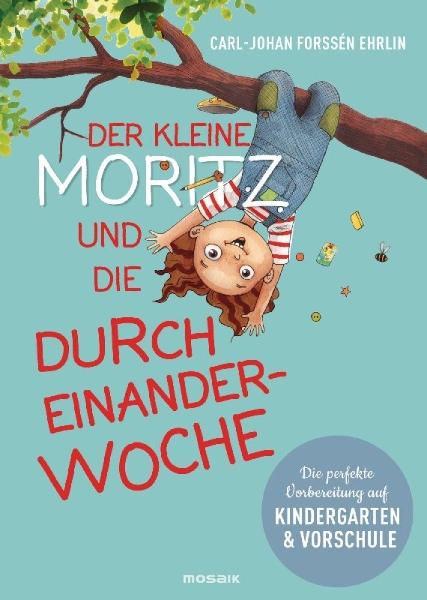 Buchcover und Innenansicht für das Buch: Modiga Morris. En vecka upp och ner