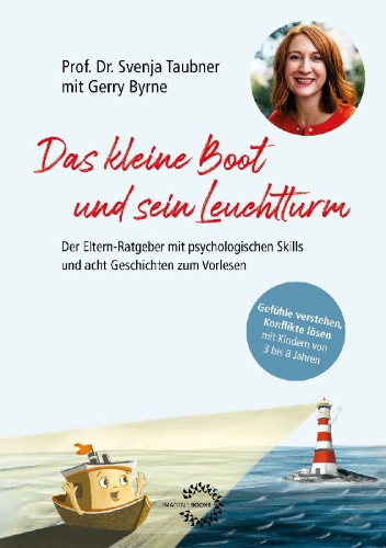 Buchcover und Innenansicht für das Buch: DAS KLEINE BOOT UND SEIN LEUCHTTURM