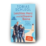 Buchcover und Innenansicht für das Buch: Leichtes Herz und schwere Beine