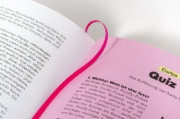 Buchcover und Innenansicht für das Buch: Anleitung zum Weinsaufen II - Essen fassen!