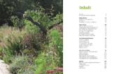 Buchcover und Innenansicht für das Buch: Praxisbuch Gartengestaltung