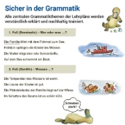 Buchcover und Innenansicht für das Buch: Grammatik mit Rico Schnabel, Klasse 4