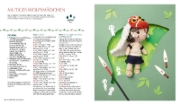 Buchcover und Innenansicht für das Buch: Das inoffizielle Ghibli-Häkelbuch - 23 zauberhafte Amigurumis für Fans des legendären Anime-Studios