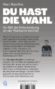 Buchcover und Innenansicht für das Buch: Du hast die Wahl