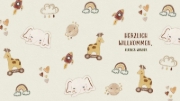 Buchcover und Innenansicht für das Buch: Babyalbum - Mein erstes Jahr