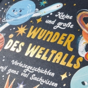 Buchcover und Innenansicht für das Buch: Kleine und große Wunder des Weltalls