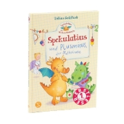 Buchcover und Innenansicht für das Buch: Spekulatius, der Weihnachtsdrache. Spekulatius und Plusminus, der Mathedrache