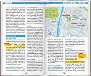 Buchcover und Innenansicht für das Buch: MARCO POLO Reiseführer Emilia-Romagna, Bologna, Parma, Ravenna