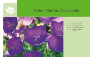 Buchcover und Innenansicht für das Buch: Gartenjahr für Einsteiger