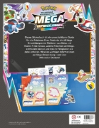 Buchcover und Innenansicht für das Buch: Pokémon The Official Mega Evolutions Sticker Book