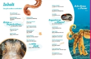 Buchcover und Innenansicht für das Buch: WAS IST WAS Kraken. Acht Arme und drei Herzen