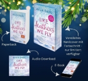 Buchcover und Innenansicht für das Buch: Like Feathers We Fly