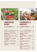 Buchcover und Innenansicht für das Buch: Heimische Früchte - Rezepte-Buch für saionales & regionales Wild- und Gartenobst