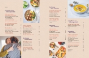 Buchcover und Innenansicht für das Buch: Happy Mom Food