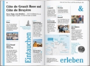 Buchcover und Innenansicht für das Buch: DUMONT Reise-Taschenbuch Reiseführer Bretagne