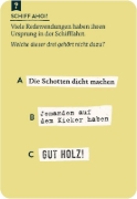 Buchcover und Innenansicht für das Buch: Das große Quiz der Redewendungen & Sprichwörter