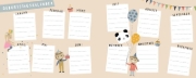Buchcover und Innenansicht für das Buch: Tierisch gute Freunde - Mein Kindergartenalbum