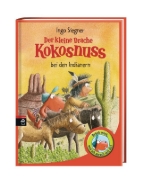 Buchcover und Innenansicht für das Buch: Der kleine Drache Kokosnuss bei den Indianern