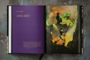 Buchcover und Innenansicht für das Buch: The Fantastic Worlds of Frank Frazetta