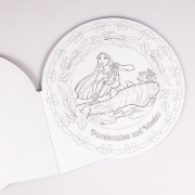 Buchcover und Innenansicht für das Buch: Disney Prinzessin: Mandala-Malzauber