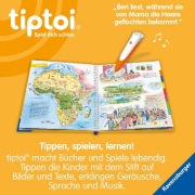 Buchcover und Innenansicht für das Buch: tiptoi® - Weltatlas