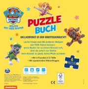 Buchcover und Innenansicht für das Buch: PAW Patrol Puzzlebuch