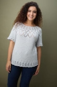 Buchcover und Innenansicht für das Buch: Aus 1 mach viele. Rundpassen-Shirts stricken