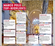 Buchcover und Innenansicht für das Buch: MARCO POLO Reiseführer Rom