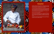 Buchcover und Innenansicht für das Buch: African Comfort Food