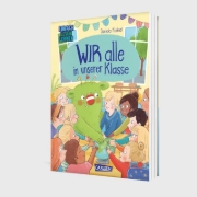 Buchcover und Innenansicht für das Buch: WIR alle in unserer Klasse