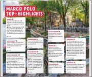 Buchcover und Innenansicht für das Buch: MARCO POLO Reiseführer Amsterdam