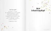 Buchcover und Innenansicht für das Buch: Hipp, hipp, hurra! MEIN GEBURTSTAGSBUCH