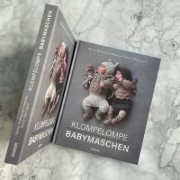 Buchcover und Innenansicht für das Buch: Klompelompe Babymaschen