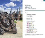 Buchcover und Innenansicht für das Buch: Reise Know-How CityTrip Lübeck mit Travemünde