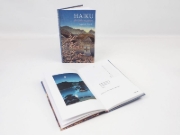Buchcover und Innenansicht für das Buch: Haiku der Jahreszeiten. Japanische Kurzgedichte und Farbholzschnitte