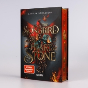 Buchcover und Innenansicht für das Buch: The Songbird and the Heart of Stone