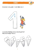 Buchcover und Innenansicht für das Buch: Mein Matheblock mit Rabe Linus - 1. Klasse