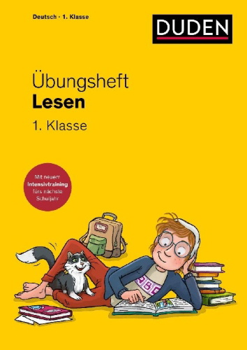 Buchcover und Innenansicht für das Buch: Übungsheft - Lesen 1. Klasse