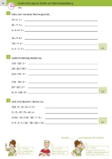 Buchcover und Innenansicht für das Buch: Sicher ins Gymnasium 15-Minuten-Kurztests Mathematik 4. Klasse