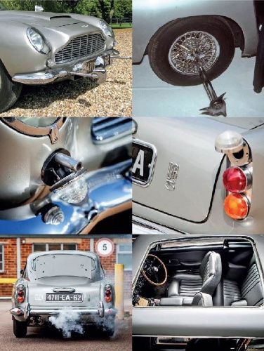 Buchcover und Innenansicht für das Buch: Motorlegenden - James Bond