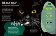 Buchcover und Innenansicht für das Buch: WAS IST WAS Katzen. Eigenwillige Schnurrer