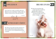 Buchcover und Innenansicht für das Buch: 100 Dinge, die man von einem Hund lernen kann