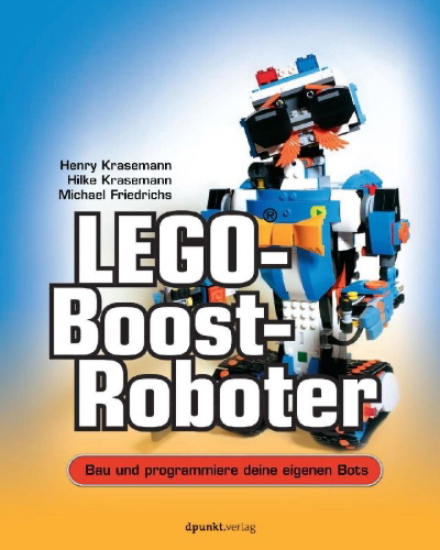 Buchcover und Innenansicht für das Buch: LEGO®-Boost-Roboter