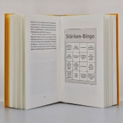 Buchcover und Innenansicht für das Buch: In 25 Lektionen zum Glück