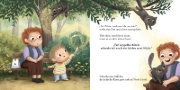 Buchcover und Innenansicht für das Buch: Milli und die Glücks-Kamille