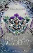 Buchcover und Innenansicht für das Buch: Night Lake Academy - Das Vermächtnis der Nachtfalter  (Night Lake Academy 2)
