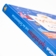 Buchcover und Innenansicht für das Buch: Spekulatius, der Weihnachtsdrache. Spekulatius und der Schneeriese
