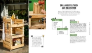 Buchcover und Innenansicht für das Buch: Hochbeet, Teich, Palettentisch - Projekte zum Selbermachen für Garten & Balkon