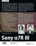 Buchcover und Innenansicht für das Buch: Sony Alpha 7R III