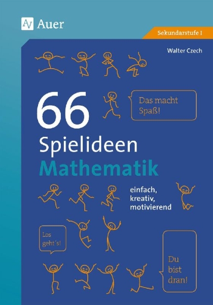 Buchcover und Innenansicht für das Buch: 66 Spielideen Mathematik